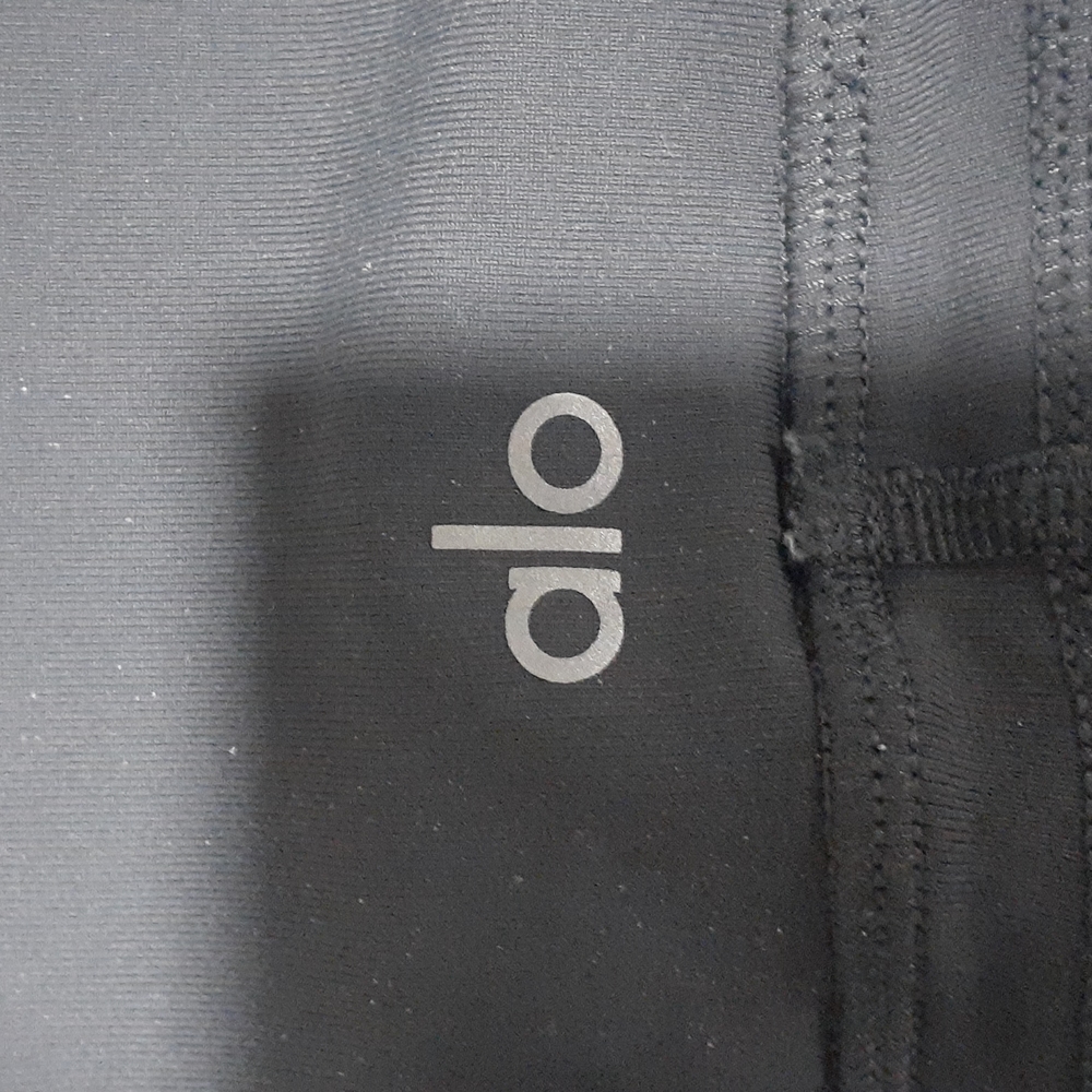 Alo yoga mesh wrapped stirrup high waist grey leggins size extra small - Picture 12 of 14
